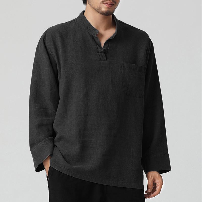 black baggy long sleeve top