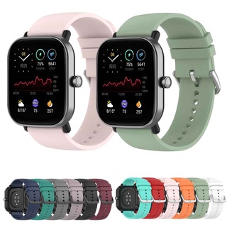 20mm Silicone WatchBand Strap For Huami Amazfit GTS 2/2e/GTS 2 Mini/Amazfit Bip 1S/GTS 2/BIP Lite/GTR 42mm Smartwatch Bracelet Wristband