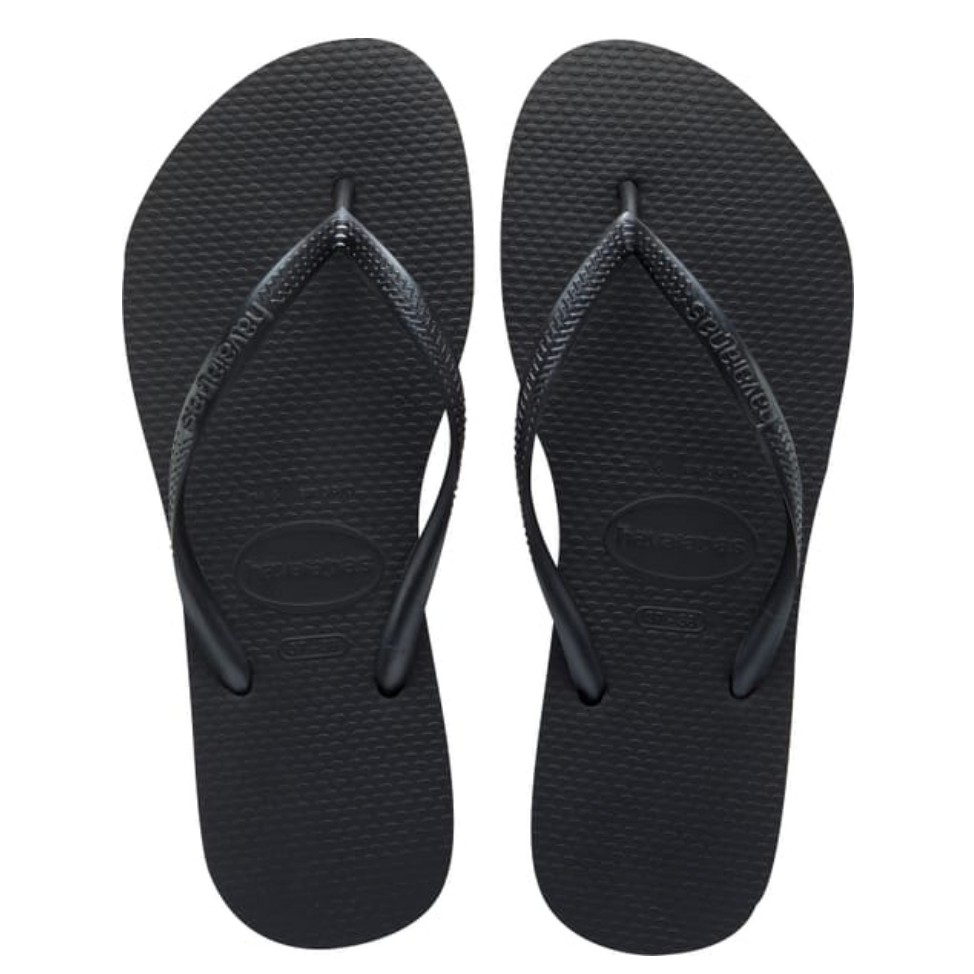 slim fit flip flops