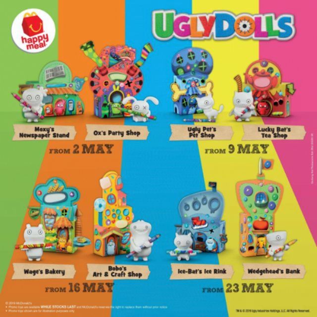 happy meal uglydolls 2019