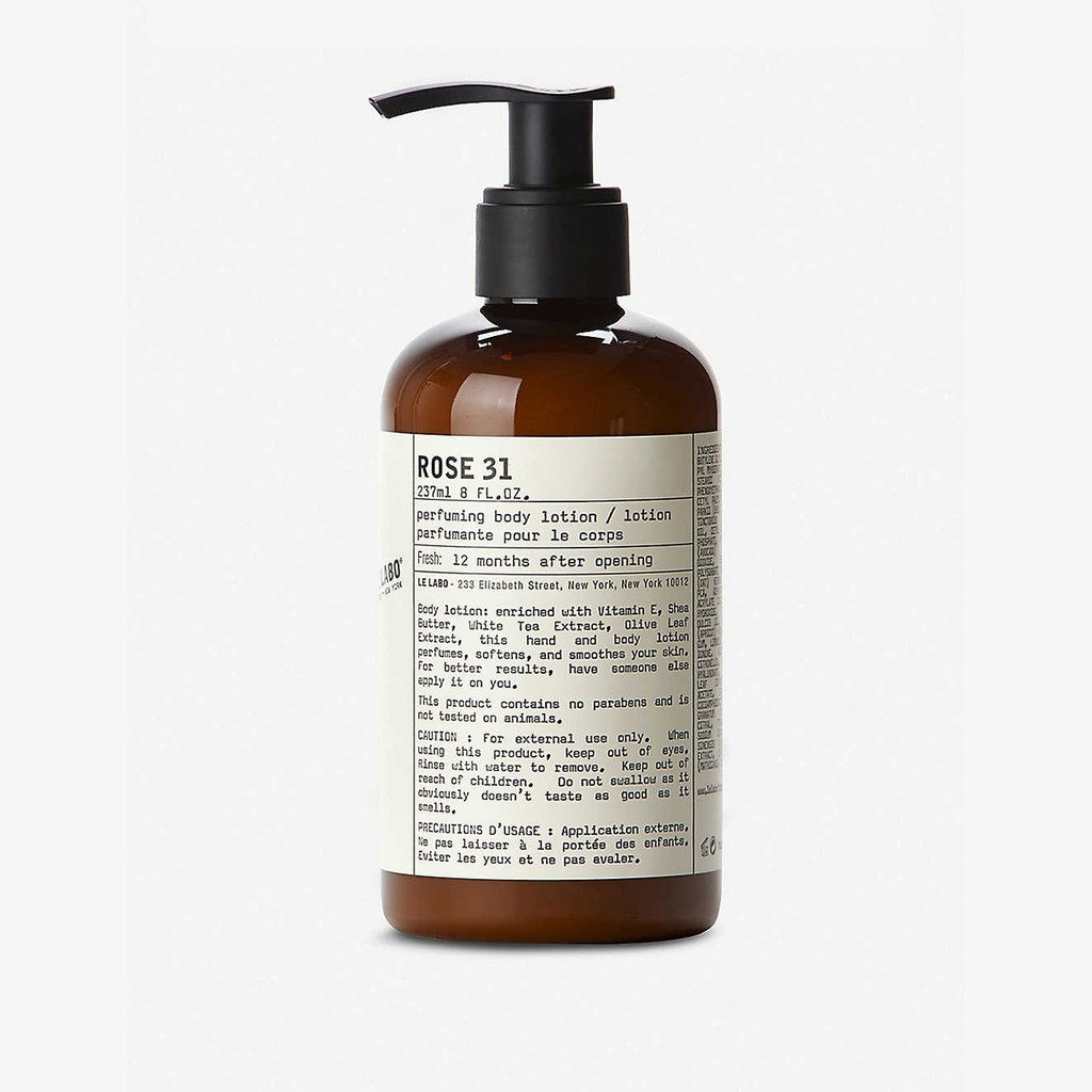 Le Labo Body Lotion Rose 31 237ml Shopee Singapore