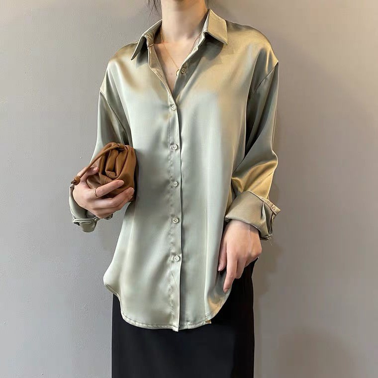 chiffon silk tops