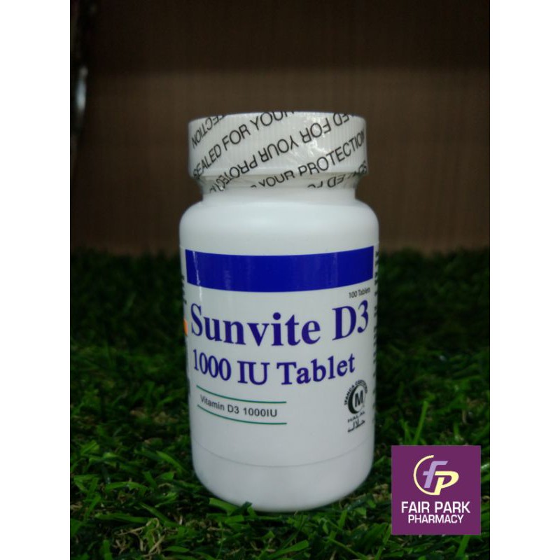 SUNVITE D3 (Vitamin D) 1000IU 100's (EXP: 3/2023) {REPLACE LYNAE MD3