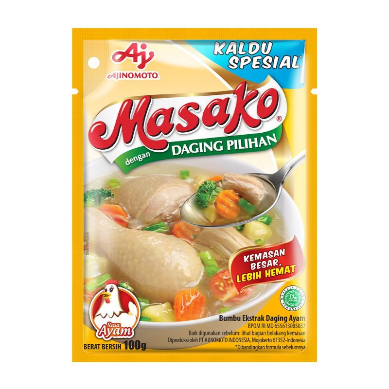 Masako CHICKEN STOCK POWDER POWDER 100 GRAM | Shopee Singapore