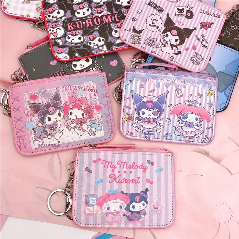 Super Cute Hello Kitty PU Change Purse Wallet Coin Bag Card Case Zipper Bag Gift