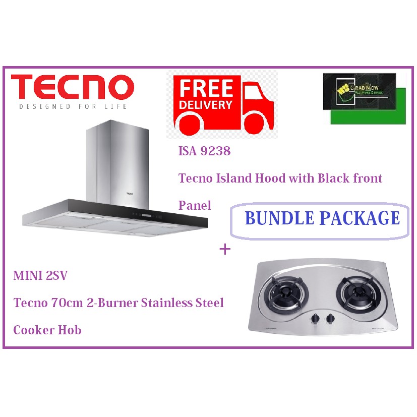 TECNO HOOD AND HOB BUNDLE PACKAGE FOR ( ISA 9238 & MINI 2SV ) Shopee