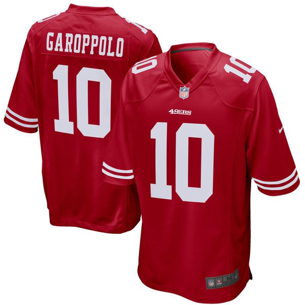 jimmy garoppolo jersey black