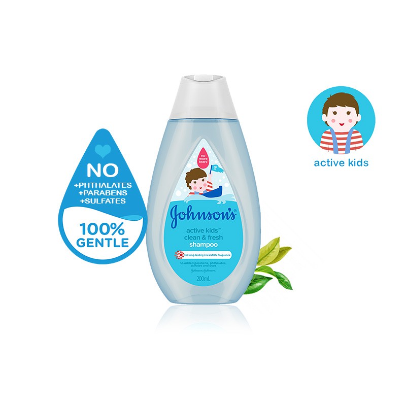 Johnson's Baby Active Fresh Shampoo, 200ml Shopee Singapore