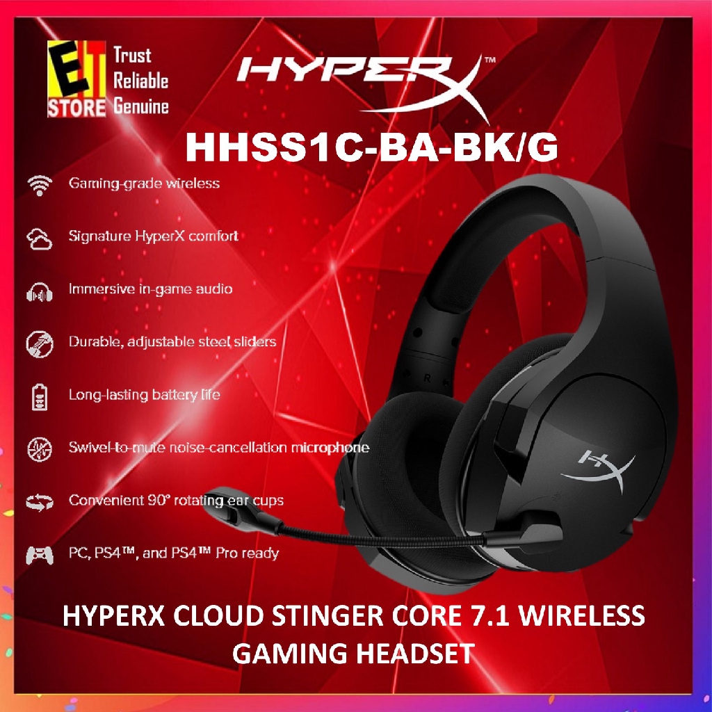 hyperx cloud stinger core 7.1 wireless