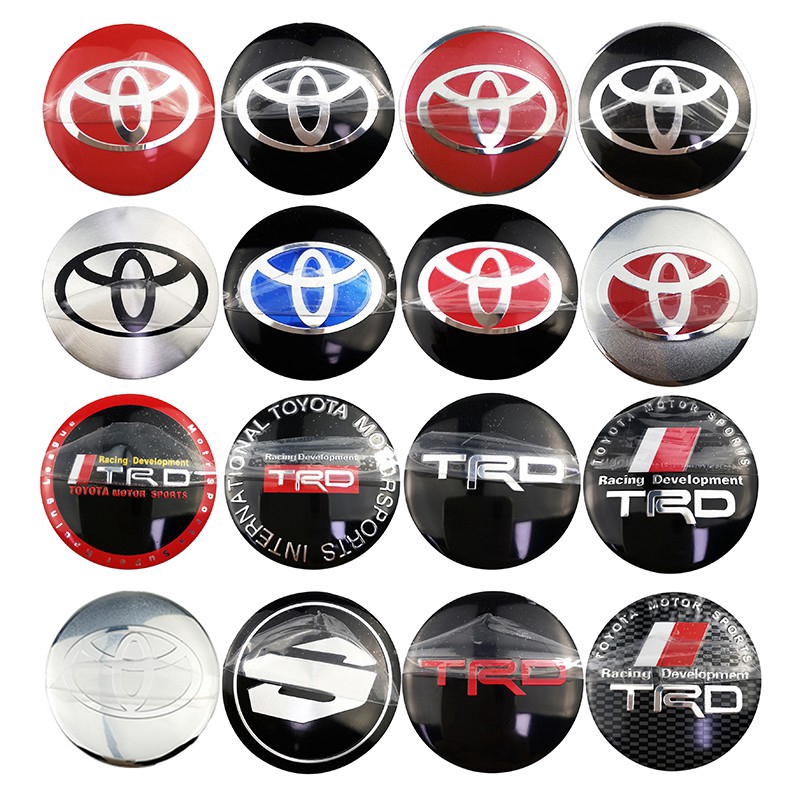 toyota hub cap stickers