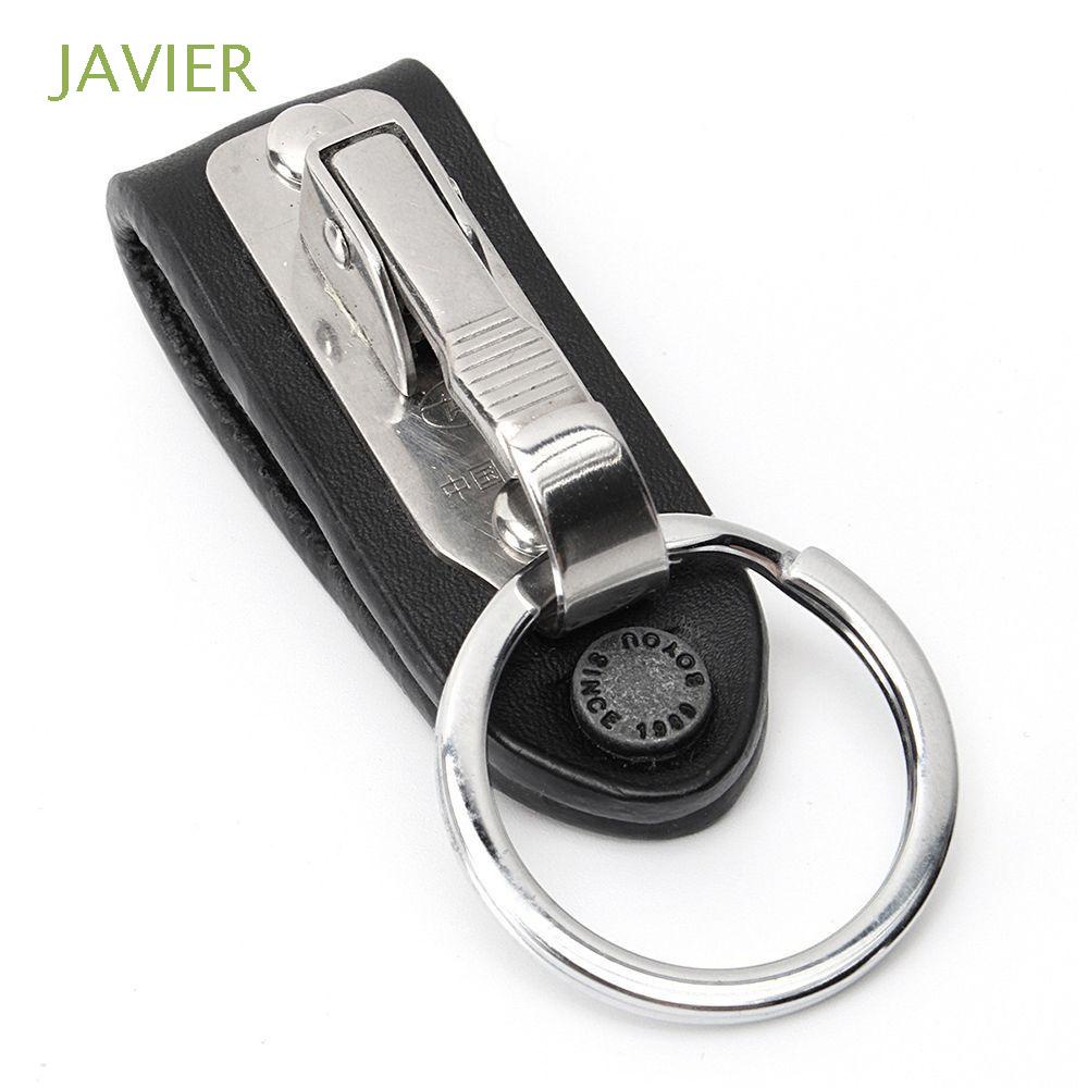 Stainless Steel Detachable Quick Release Keychain Key Ring Belt Clip Holder *v 