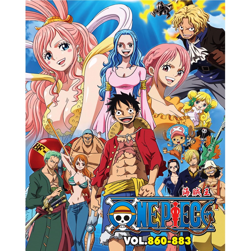 Anime Dvd One Piece Box 27 Vol 860 883 Shopee Singapore