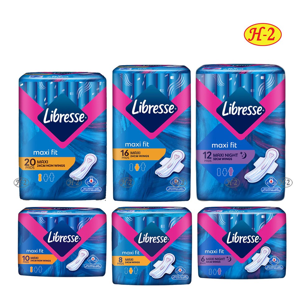 Shop Malaysia Libresse Maxi Fit Series 24cm 32cm Shopee Singapore