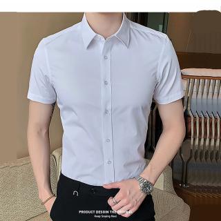 slim fit white dress shirt