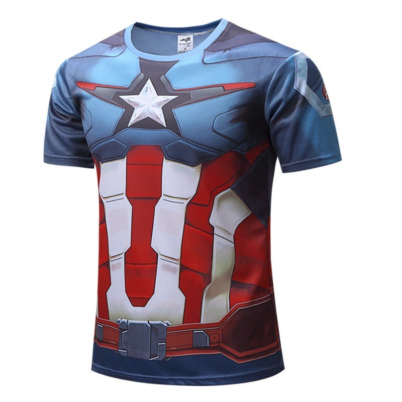 captain america 3d t shirt