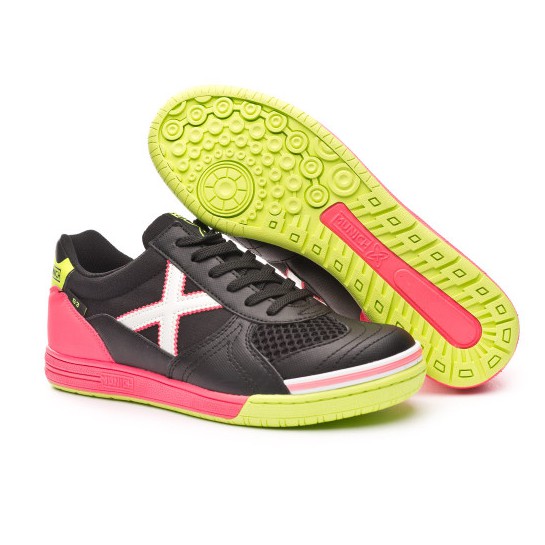 Futsal Shoes X Munich G3 Indoor 100 Original In Black Pink Shopee Singapore