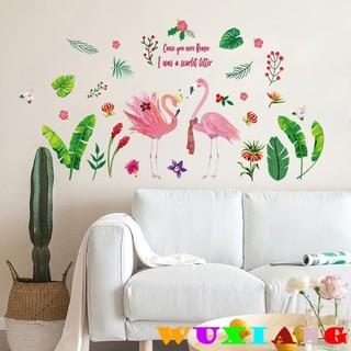 SK9308 FLAMINGO SCARLET LETTER 60X90 WALLSTICKER WAL 