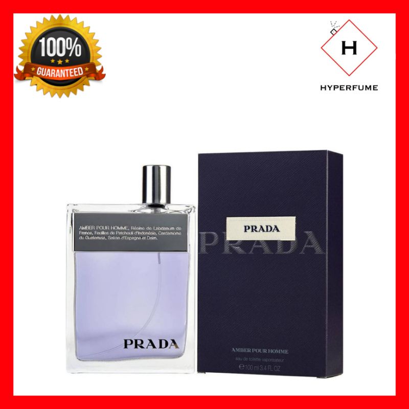 prada amber pour homme edt 100 ml