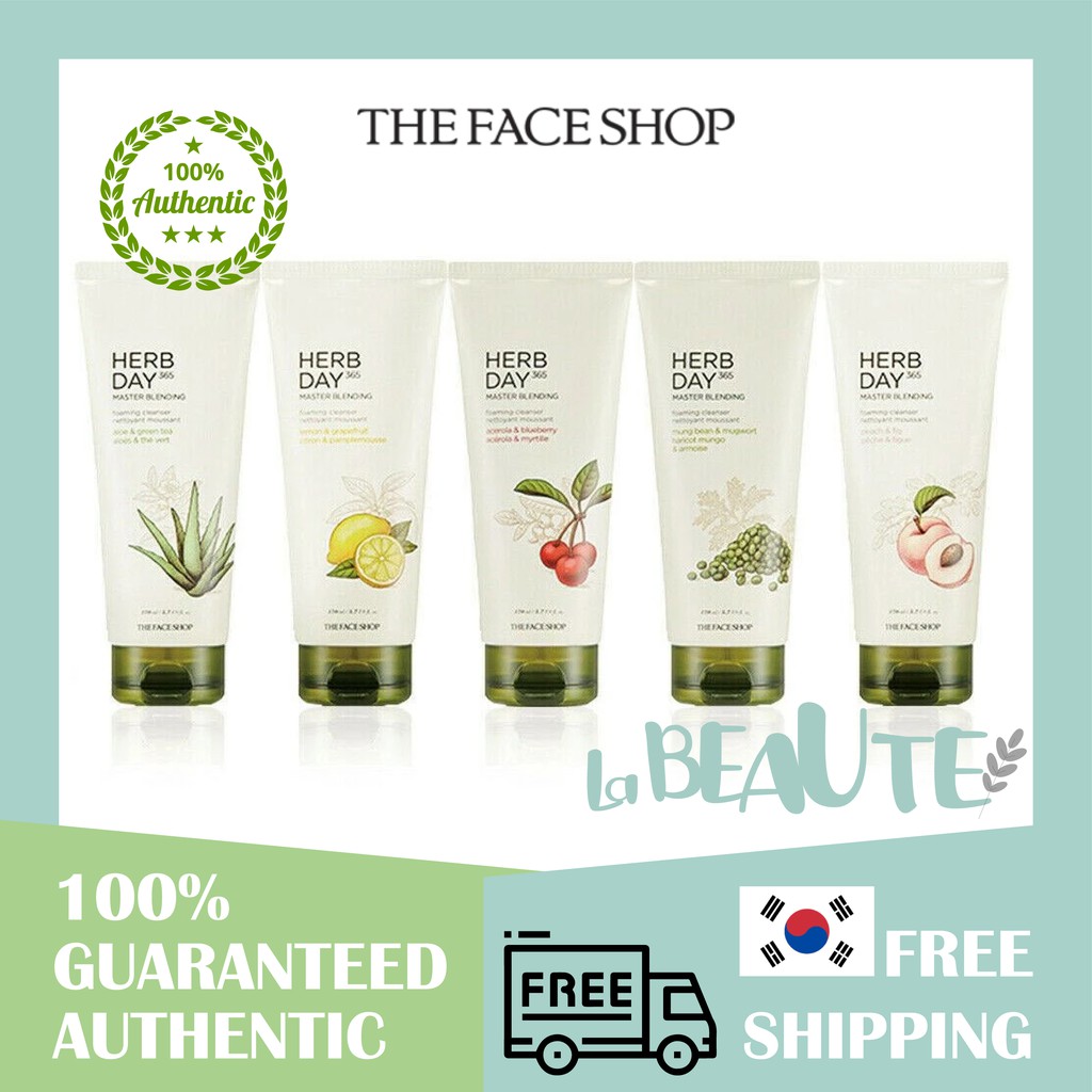 🎈BESTSELLING🎈[THE FACE SHOP] Herb Day 365 Master Blending Cleansing