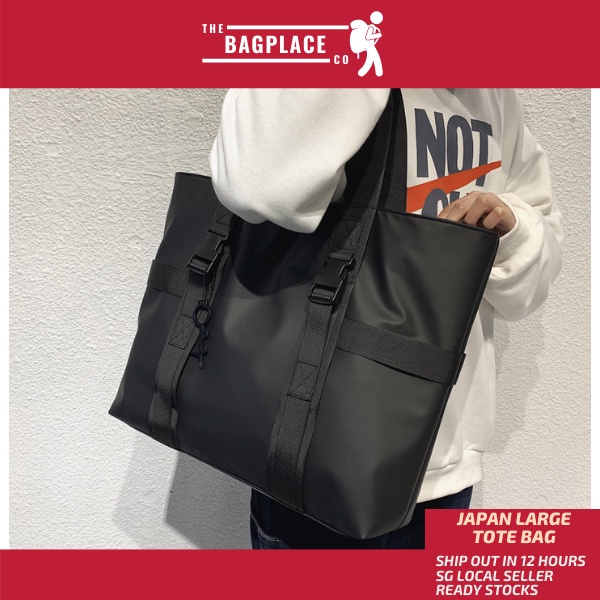"SG SELLER" TheBagPlaceSG Ulzzang Waterproof Men's Fashion Tote Bag