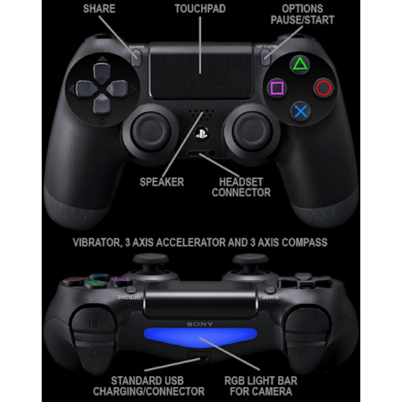 shop malaysia sony ps4 controller wireless v2 dualshock4 ds4 new global version shopee singapore