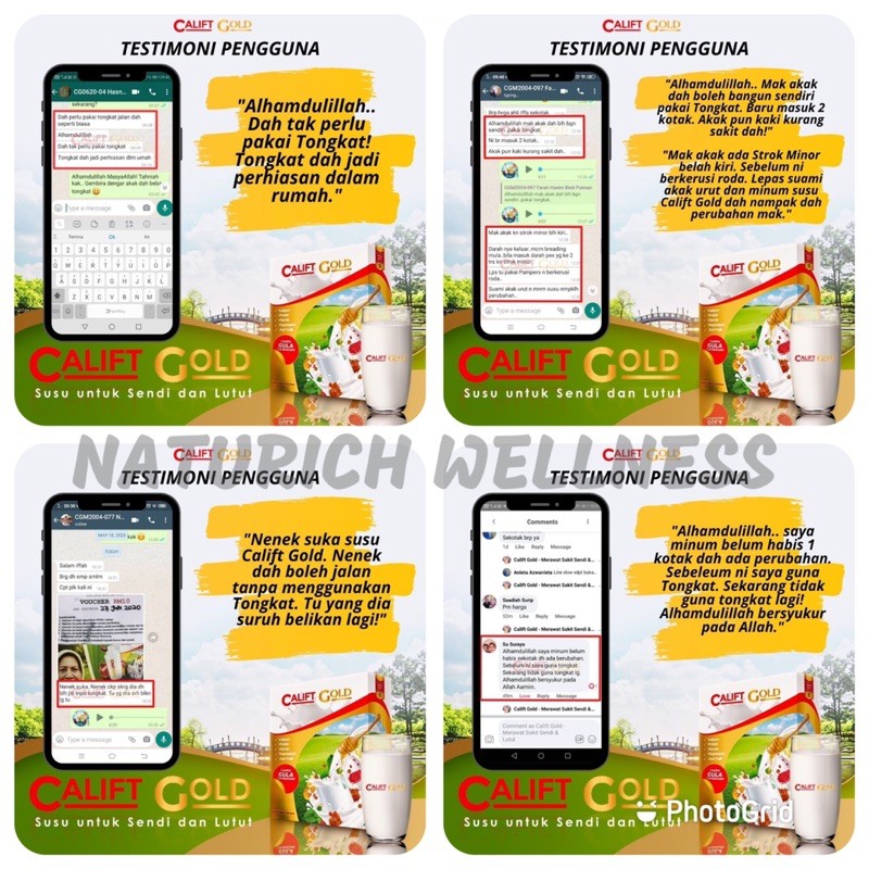Shop Malaysia Discount Free Gift Calift Gold Penawar Sakit Sendi Lutut Shopee Singapore