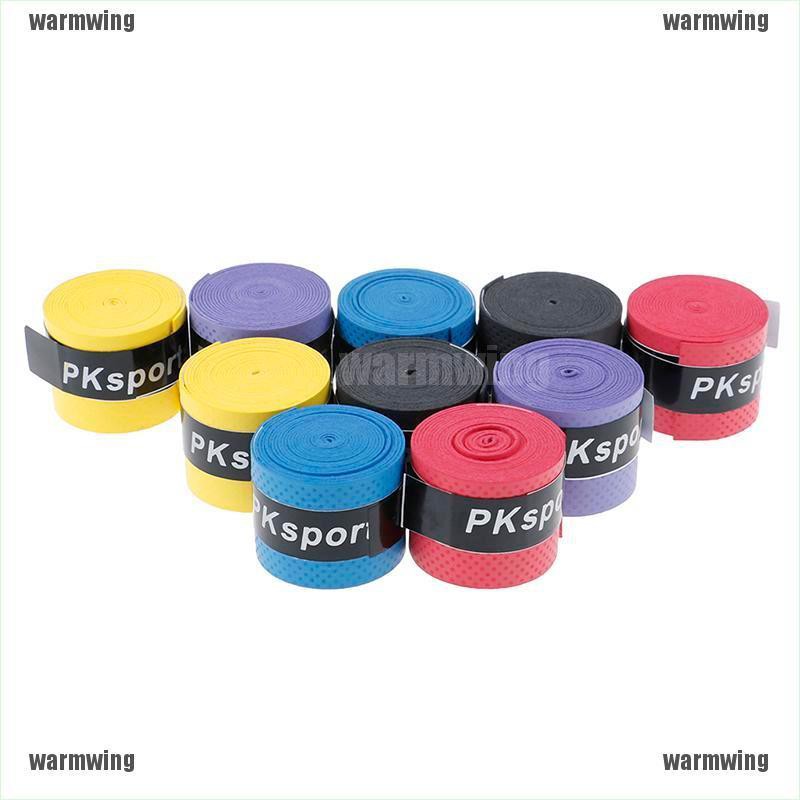10pcs Over Grip Tape Grip Tape Absorb Sweat Squash Band Anti-slip Stretchy 