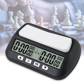 Accurate YS-902 Digital Chess Clock Count Up Down Timer for Chess Game Black 