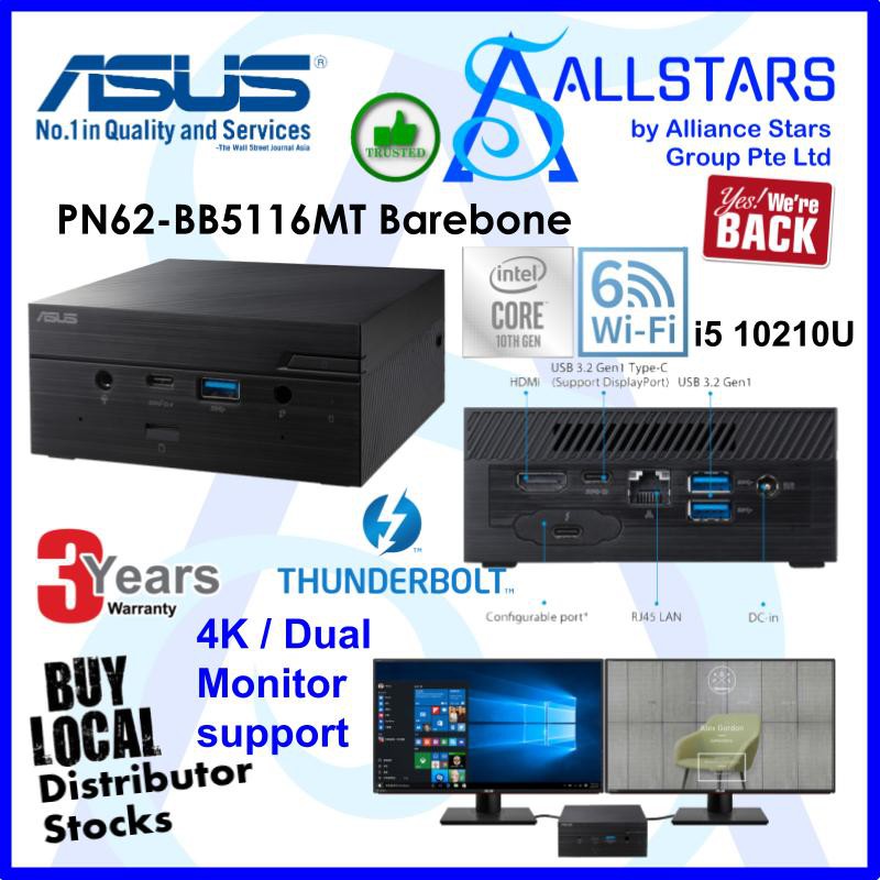 ASUS PN62B / PN62BB5116MT Intel Core i5 Mini PC Barebone (Intel Core
