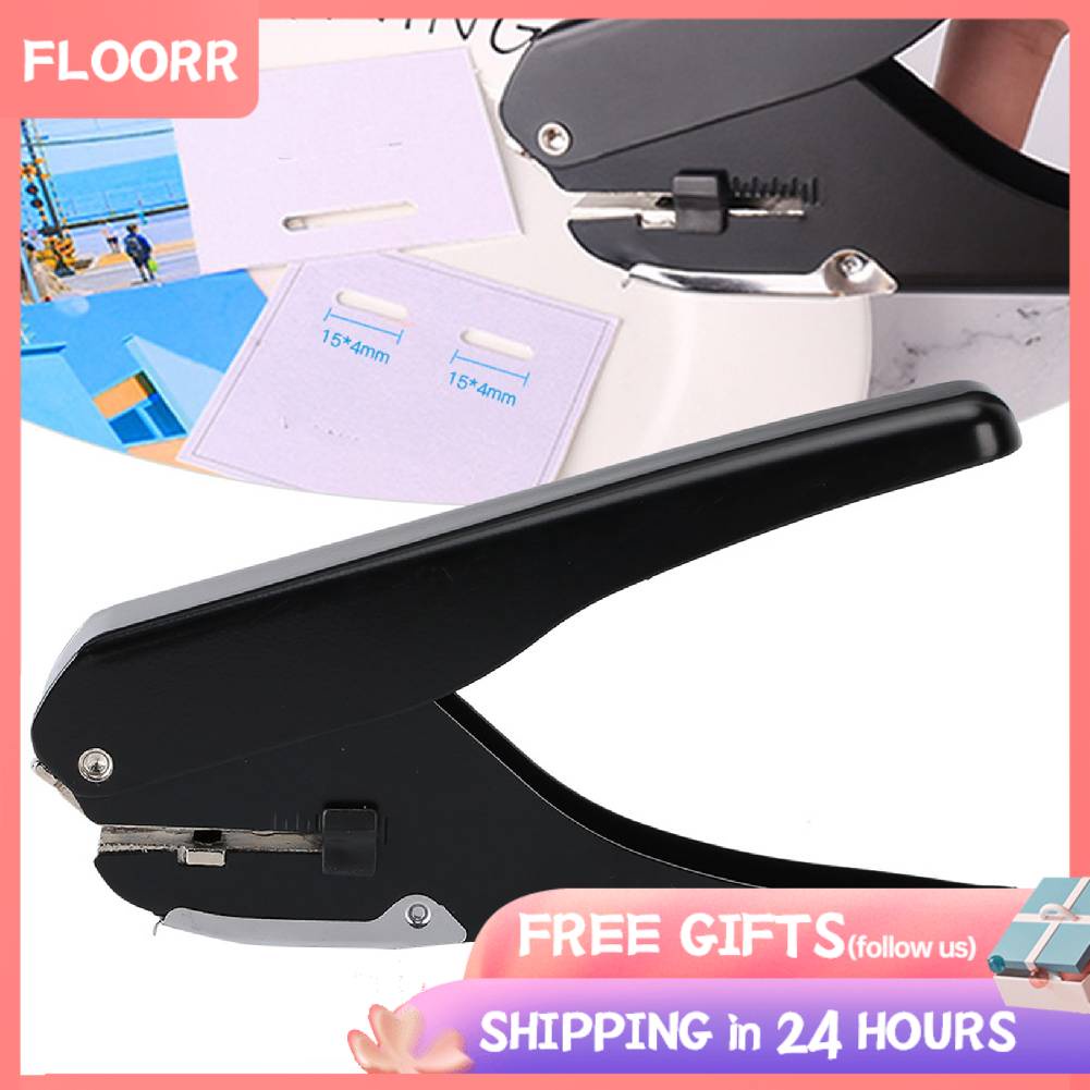 [READY STOCK] Slot Puncher Badge Hole Punch Tool Hand Held ID Card