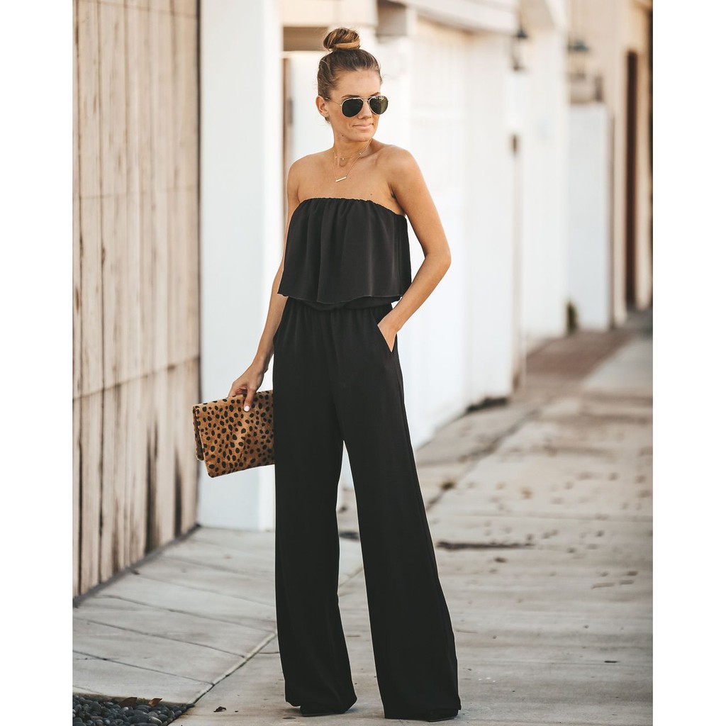 jumpsuit tube top