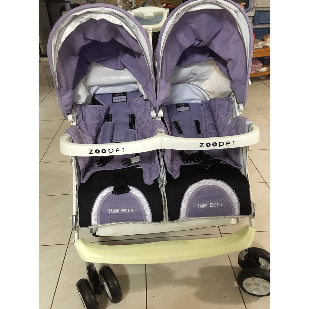 zooper double stroller