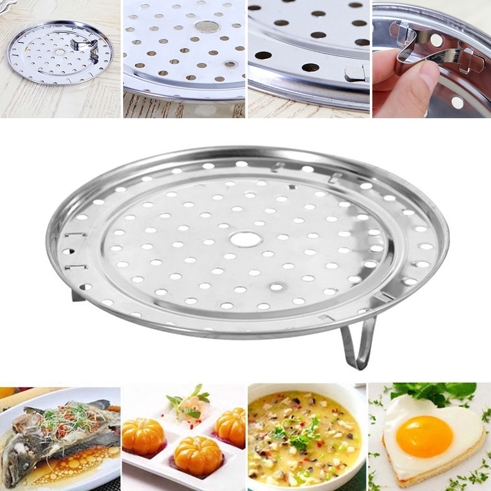 Steamer Rack Insert Stock Pot Steaming Tray Stand Cookware Kitchen Cooking Q7C3