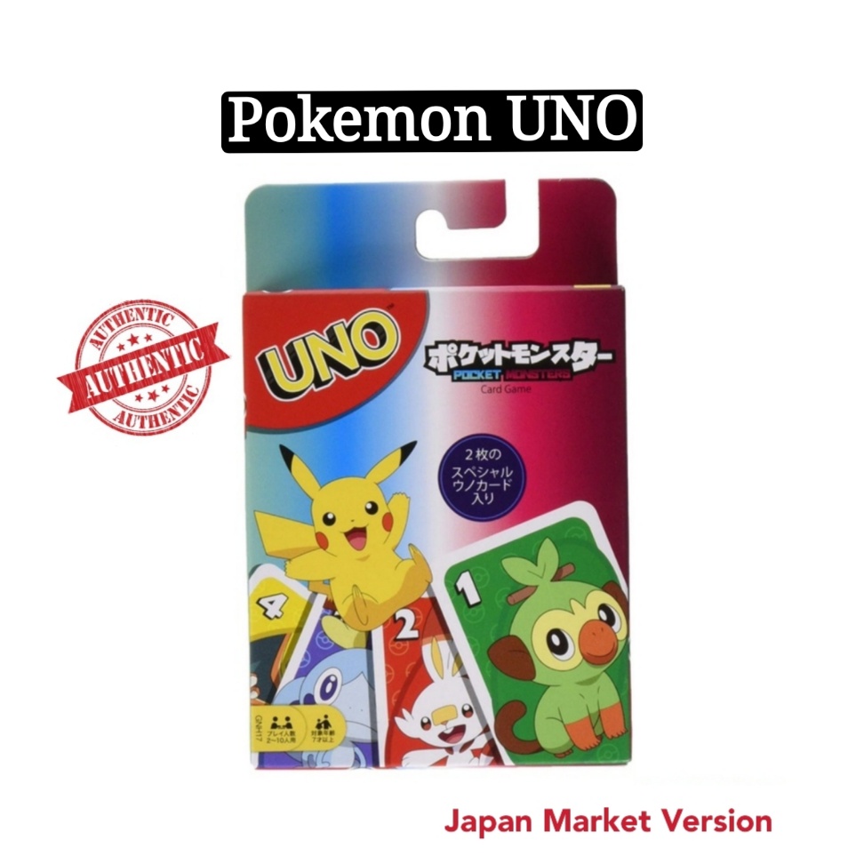 Japan Version Uno Pokemon Playing Cards Special Rule Cards With Snorlax Greninja Shopee Singapore