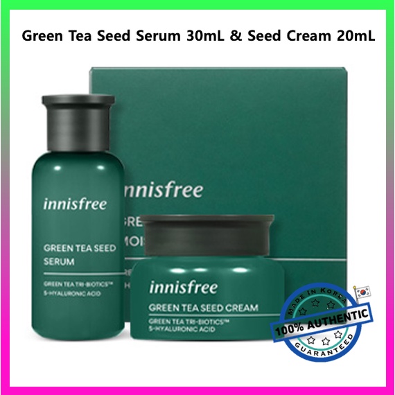 innisfree Green Tea Seed Moisture Duo Kit EX [NEW] (Green Tea Seed