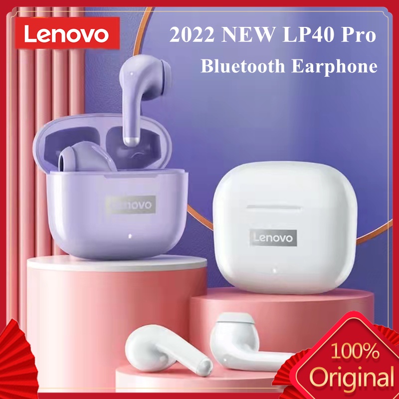 Lenovo Lp40 Pro 2021 New Version Lp40 Lp40s Ipx5 True Wireless Earphone Bluetooth 5 1 Earbuds