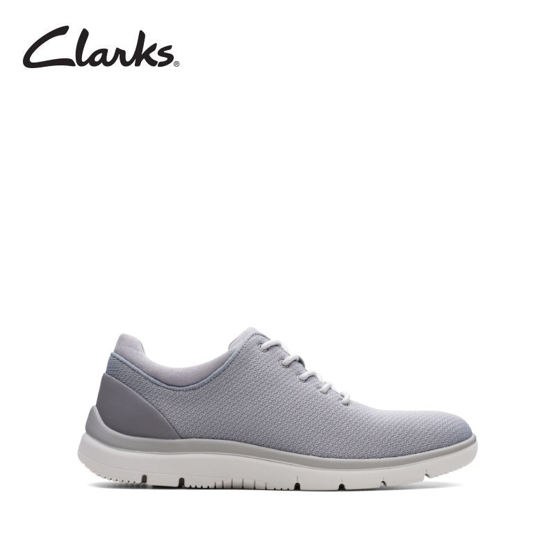 heroico Eclipse solar oferta Clarks Tunsil Ace Grey Mens Shoes | Shopee Singapore