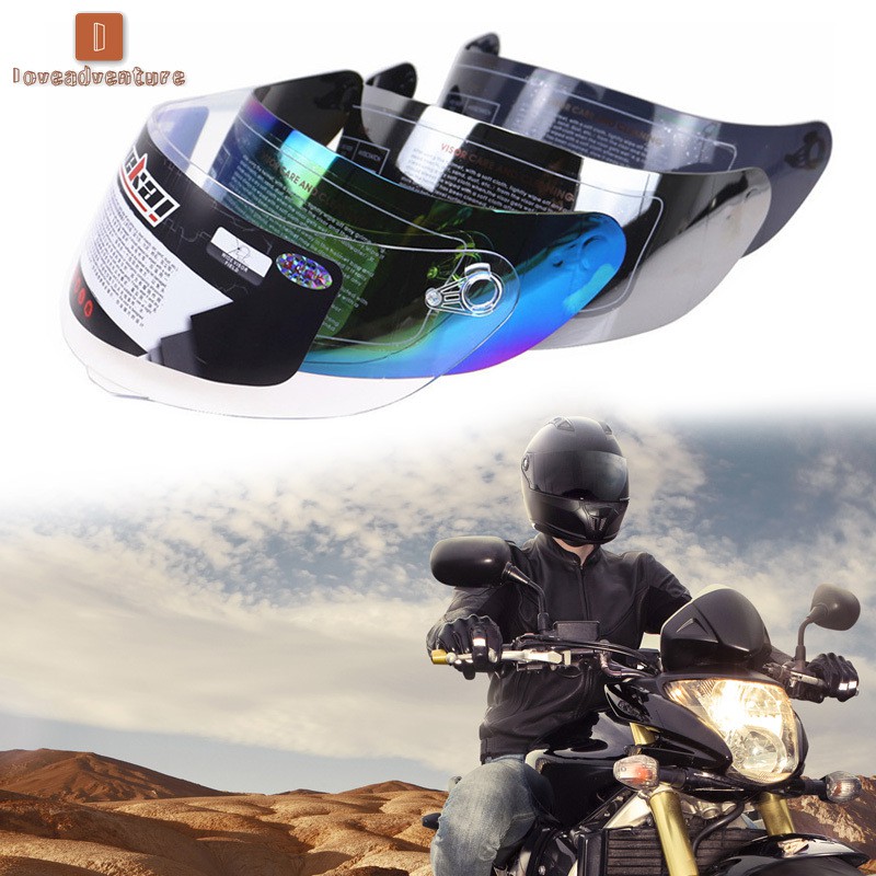 LV Motorcycle Helmet Shield Visor Full Face Anti-scratch UV Protection