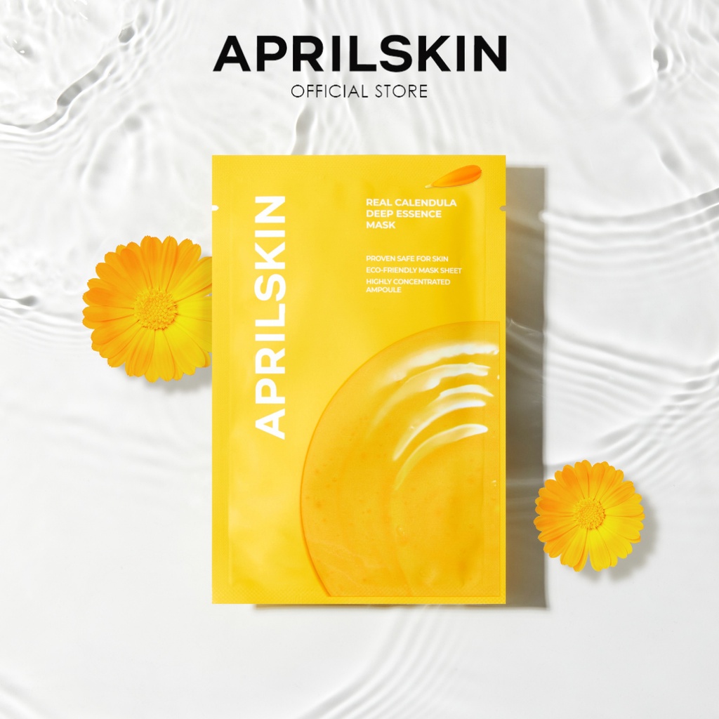 Aprilskin Official Real Calendula Deep Essence Mask Sheet Sheets