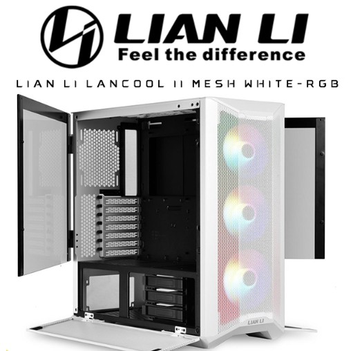 LIAN LI LANCOOL II MESH RGB CASE Black or White Shopee