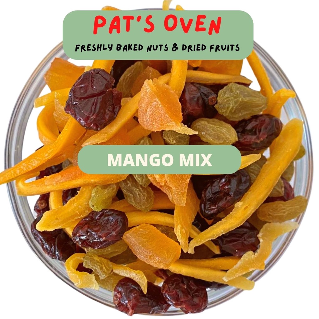 Mangoes Mix (Mangoes, Cranberries, Green Raisins), Pats Oven Healthy