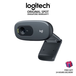 Original Logitech Webcam C270 Full HD 720p Webcam with Micphone live Computer Webcam Laptop Web Camera Desktop 电脑摄像头