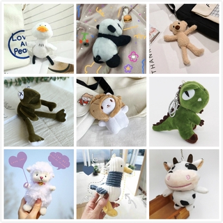 Image of （Ready Stock) Various cute stuffed animal women bag keychains pins