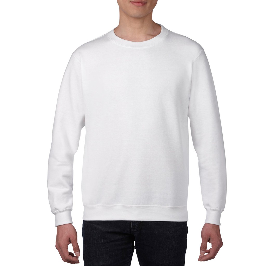 white sweatshirt crew neck