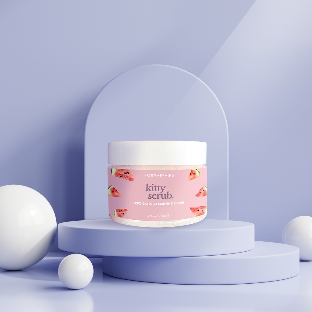Foxy Affairs Kitty Scrub Sensual Exfoliating Scrub For Vaginal Whitening, Prevention of Acne