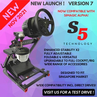 S5 Supra Racing Simulator Wheelstand for G27 G29 T300RS DD Pro FANATEC/SIM Racing Wheel stand/SIM Racing Simulator