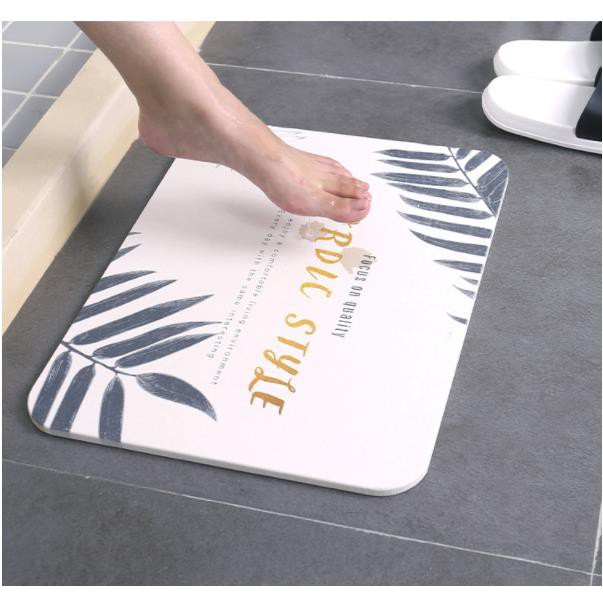 Washable Bathroom Mats Anti-skid Kitchen Rugs Sleeping Cat Design Floor Carpets