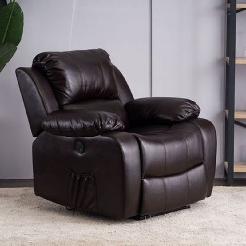 Multi Purpose Sofa Massage Chair, Single Leather Recliner Chairs