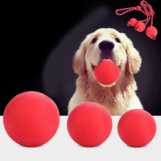 dog balls red