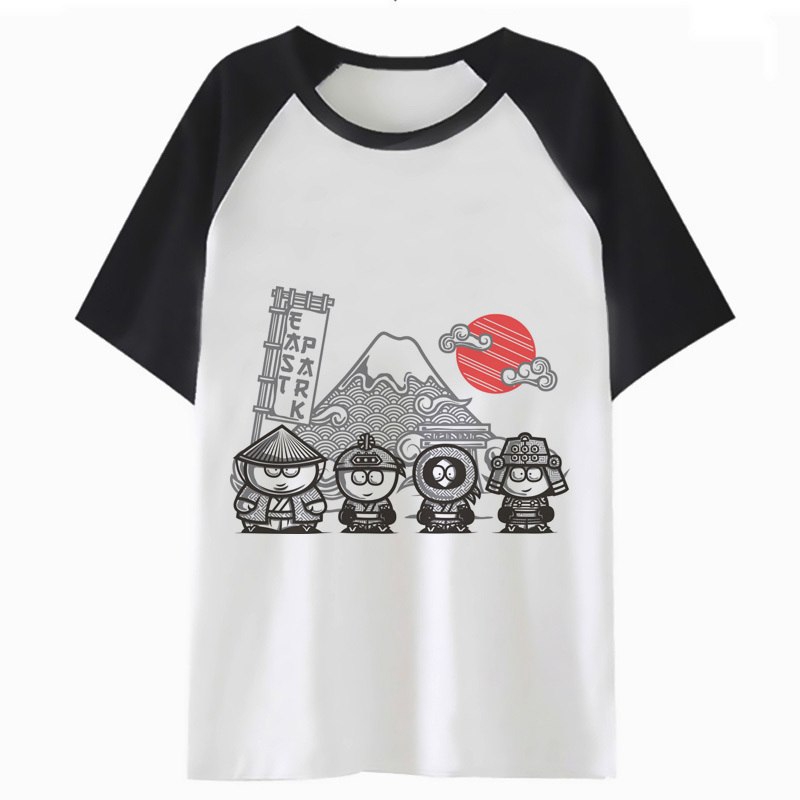 South Park t shirt hip top harajuku tee funny clothing t-shirt tshirt male  men | Shopee Singapore